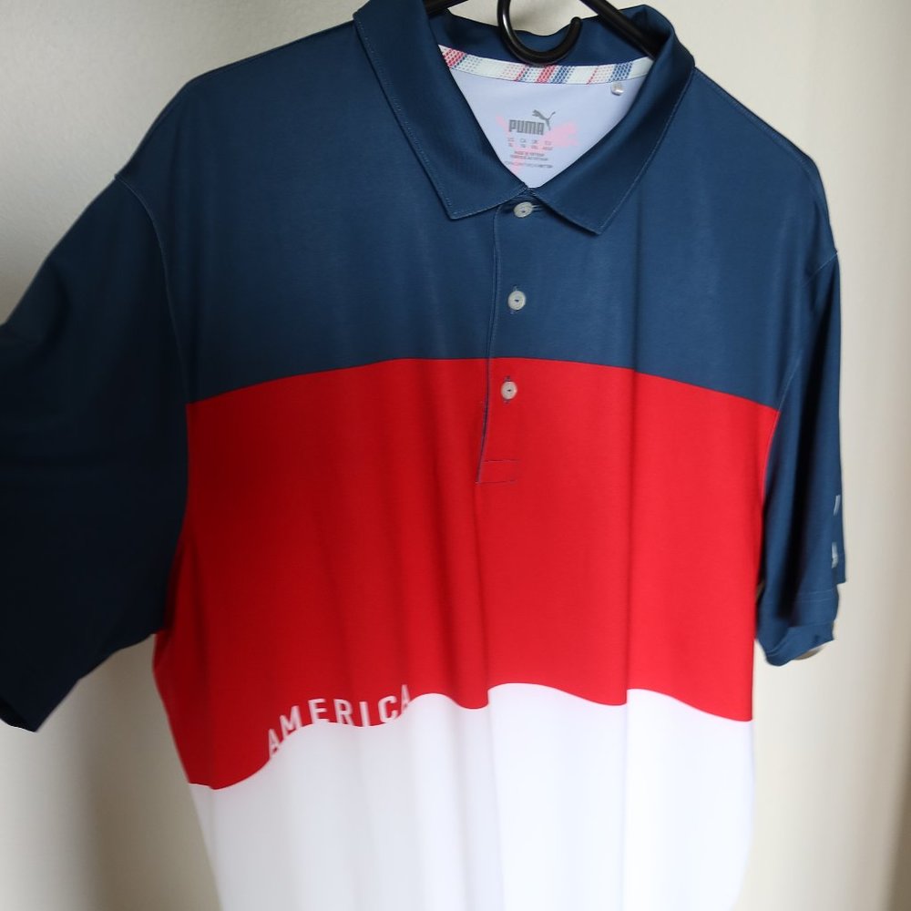PUMA America golf polo  *brand new*